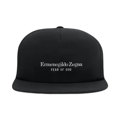 FEAR OF GOD / Ermenegildo Zegna Cotton Baseball Hat "Black"