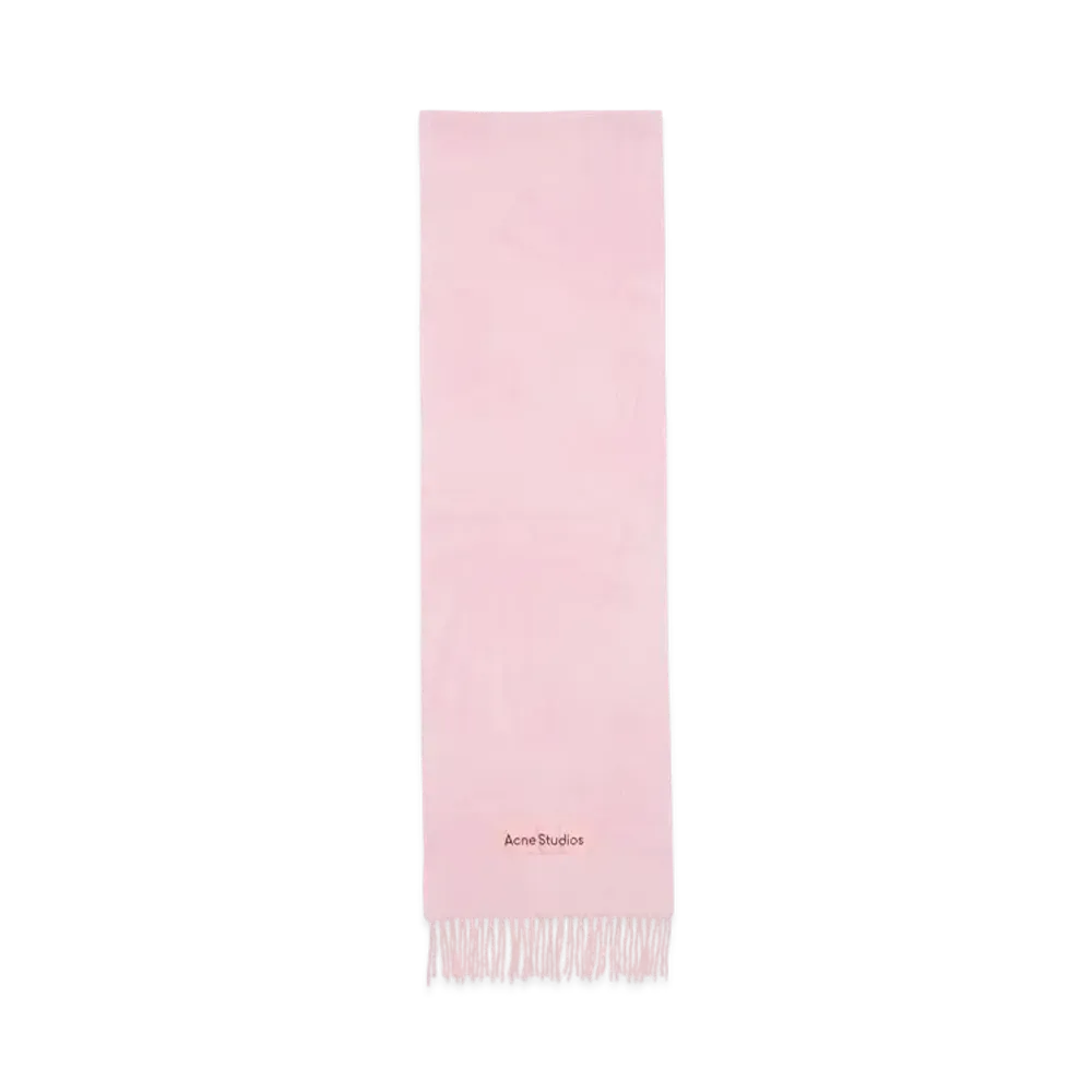Acne Studios Cashmere Jacquard Scarf "Baby Pink"