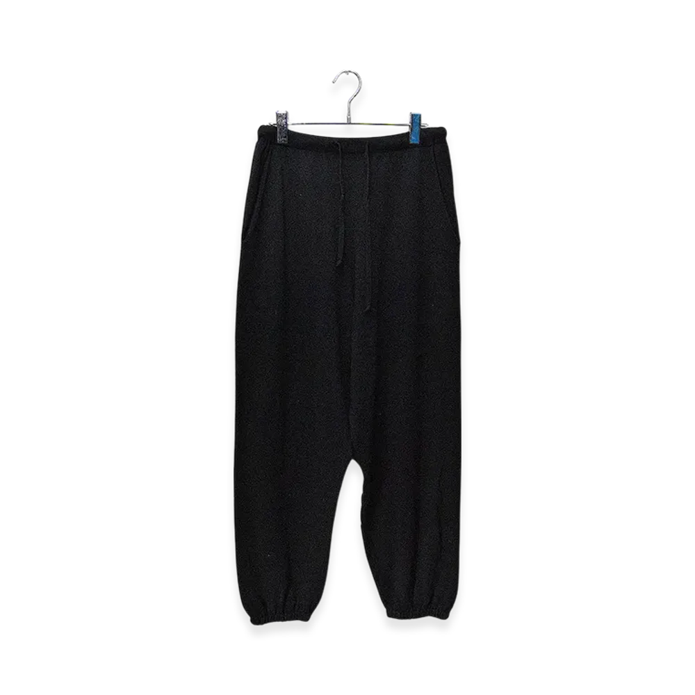 COMOLI Cashmere Knit Pants "Navy"