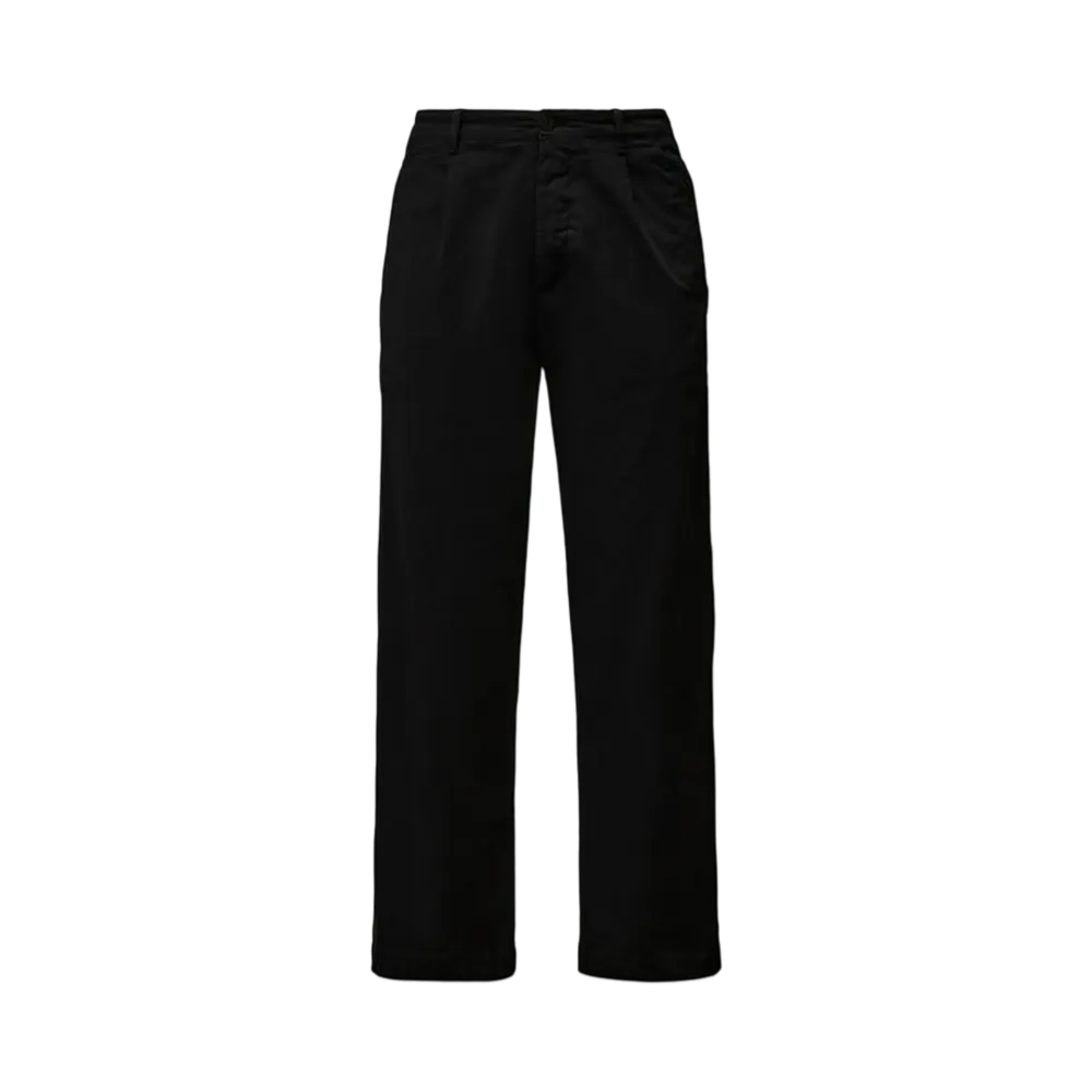 C.P. Company Stretch Sateen Regular Pants "Black"