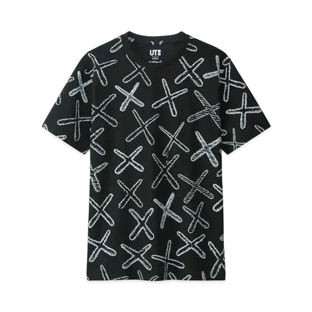 KAWS x Uniqlo All Over X Tee "Black"
