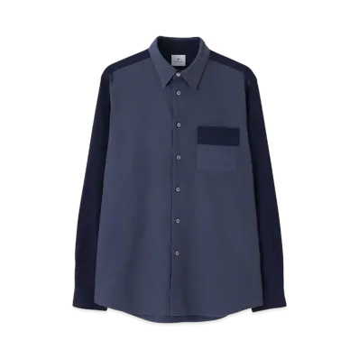 Paul Smith Mix-Up Panel Shirt "Navy"
