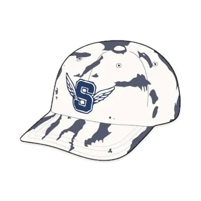 Supreme Wings Logo 6-Panel "Bleached Denim"