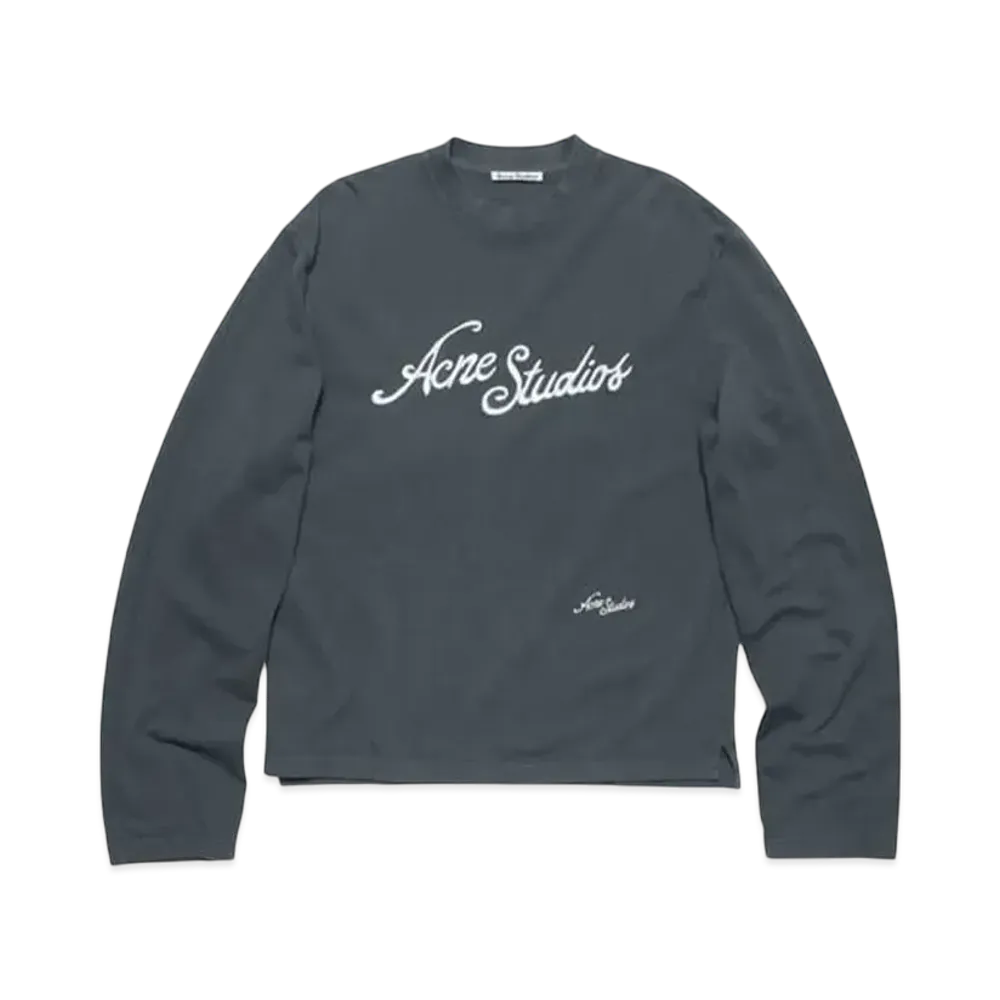 Acne Studios Logo T-Shirt Relux Fit "Black"