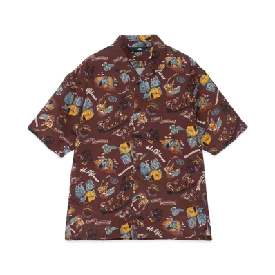 The North Face Short Sleeve Aloha Vented Shirt "Yosemite Camp Red"