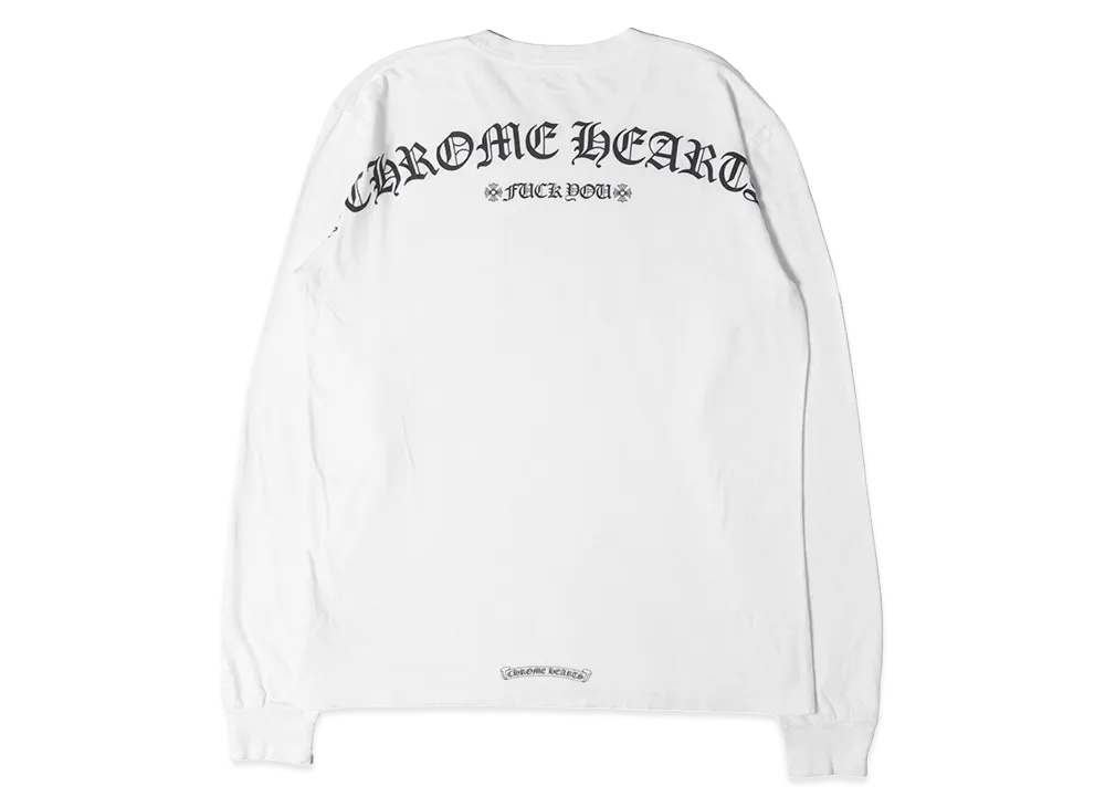 Chrome Hearts Arch Logo Fuck You L/S T-Shirt "White"