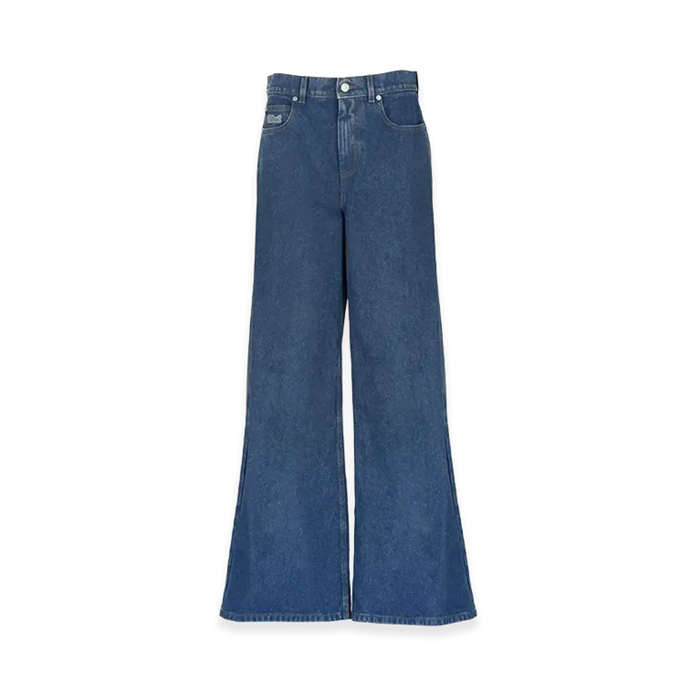 MARNI Women's Wide-Leg Jeans "Blue"