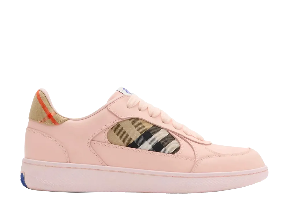 Burberry Women's Leather Terrace Sneakers "Pink"