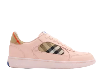 Burberry Women's Leather Terrace Sneakers "Pink"
