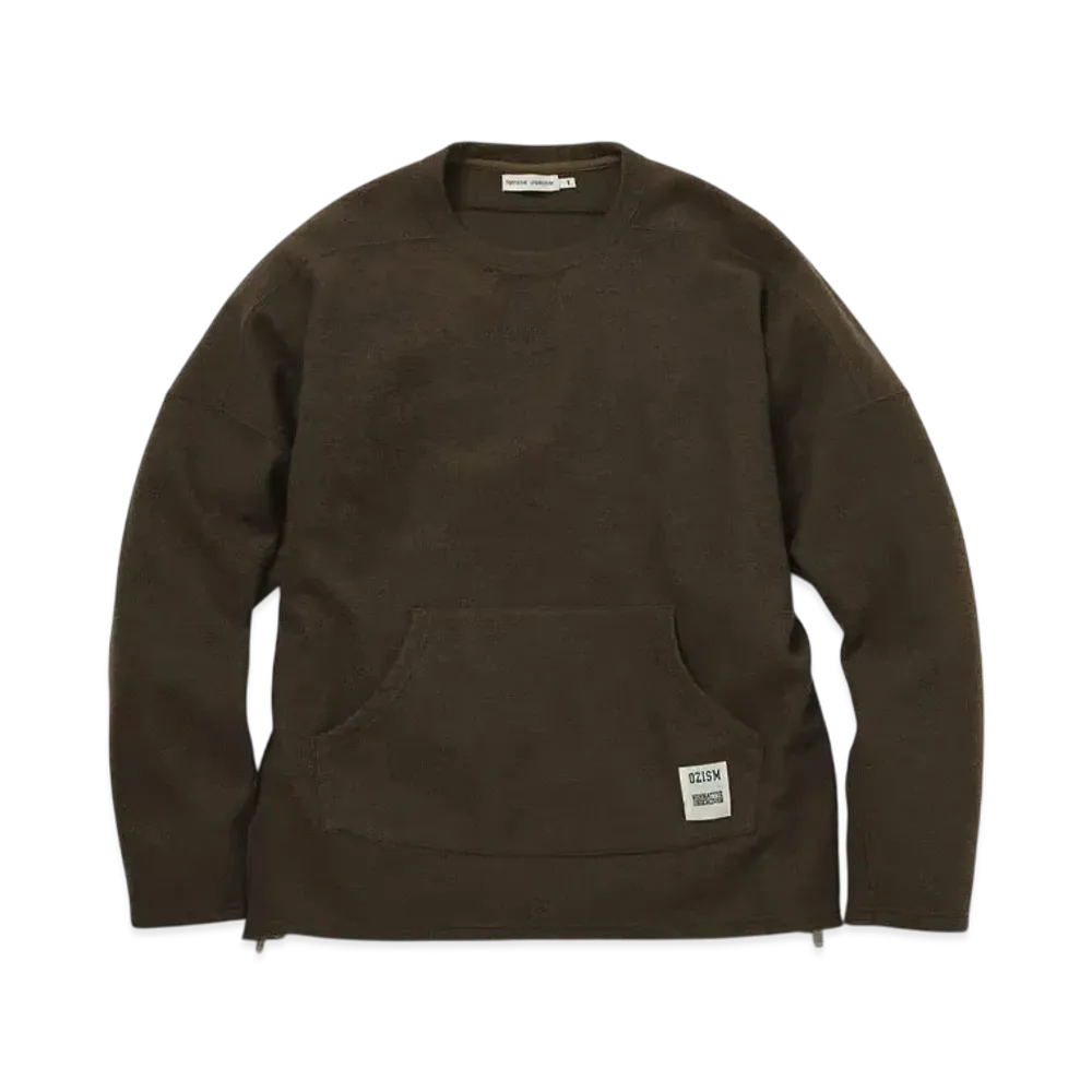 UNDERCOVER x nonnative OZISM Monk Crew Long Pullover W/N Pile "Olive"