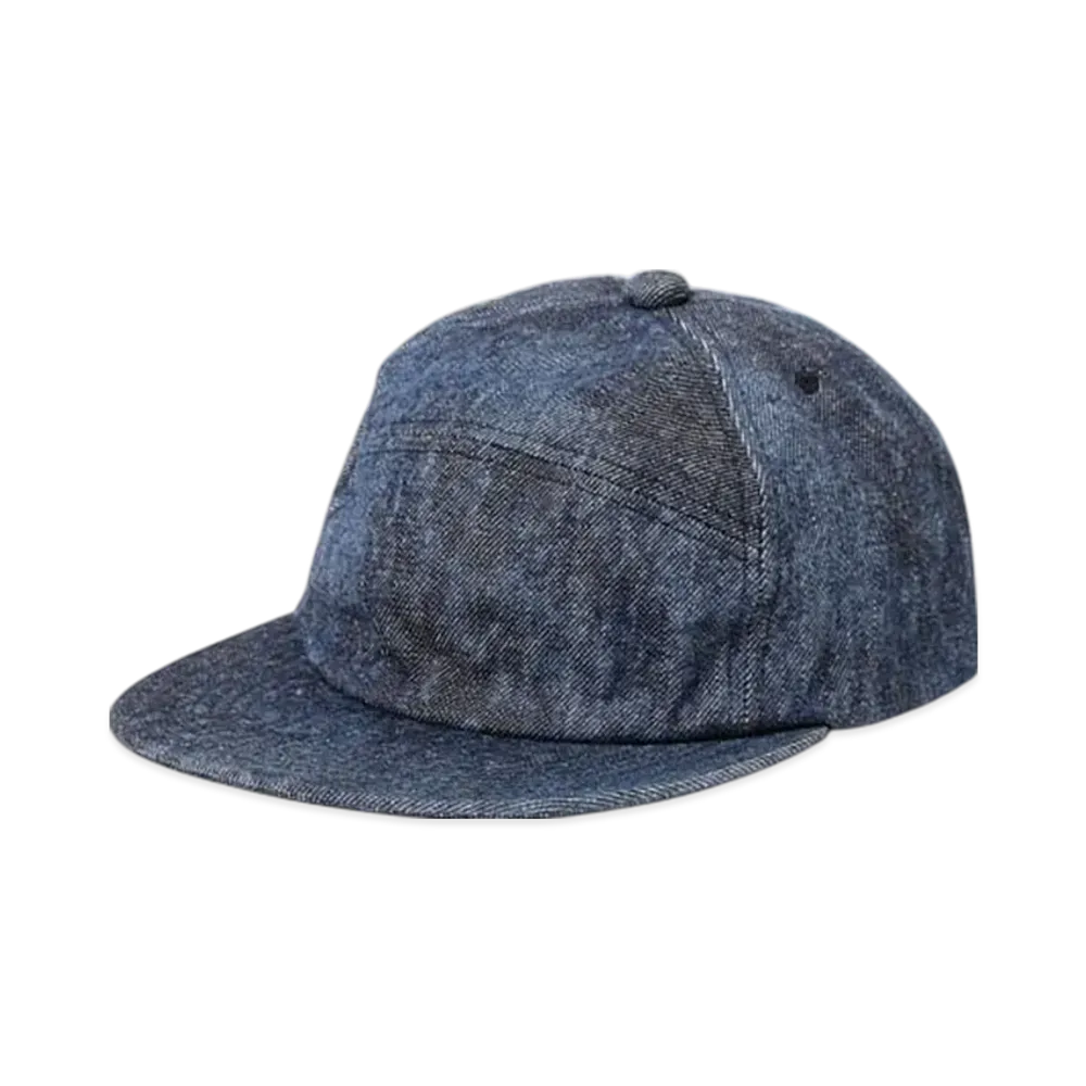 BEAMS Trucker Cap Discharge Print "Indigo"