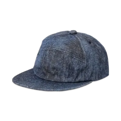 BEAMS Trucker Cap Discharge Print "Indigo"