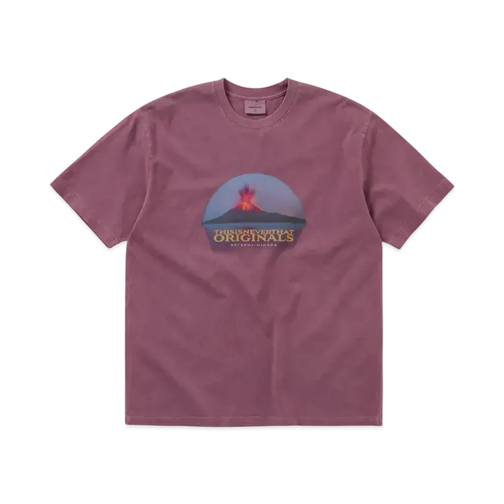 thisisneverthat Volcano Tee "Fuchsia"