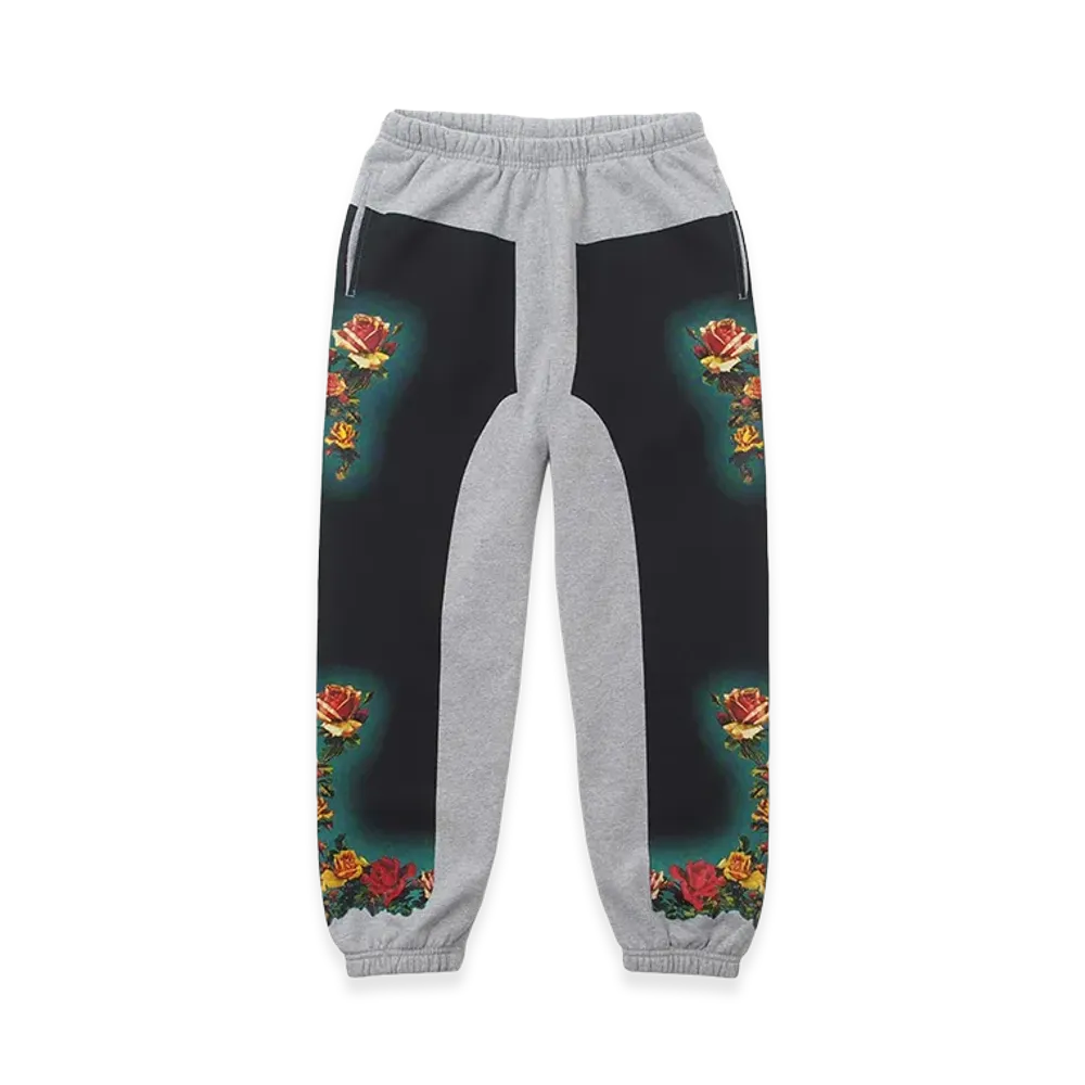 Supreme x Jean Paul Gaultier Floral Print Sweatpant "Gray"