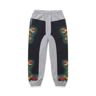 Supreme x Jean Paul Gaultier Floral Print Sweatpant "Gray"