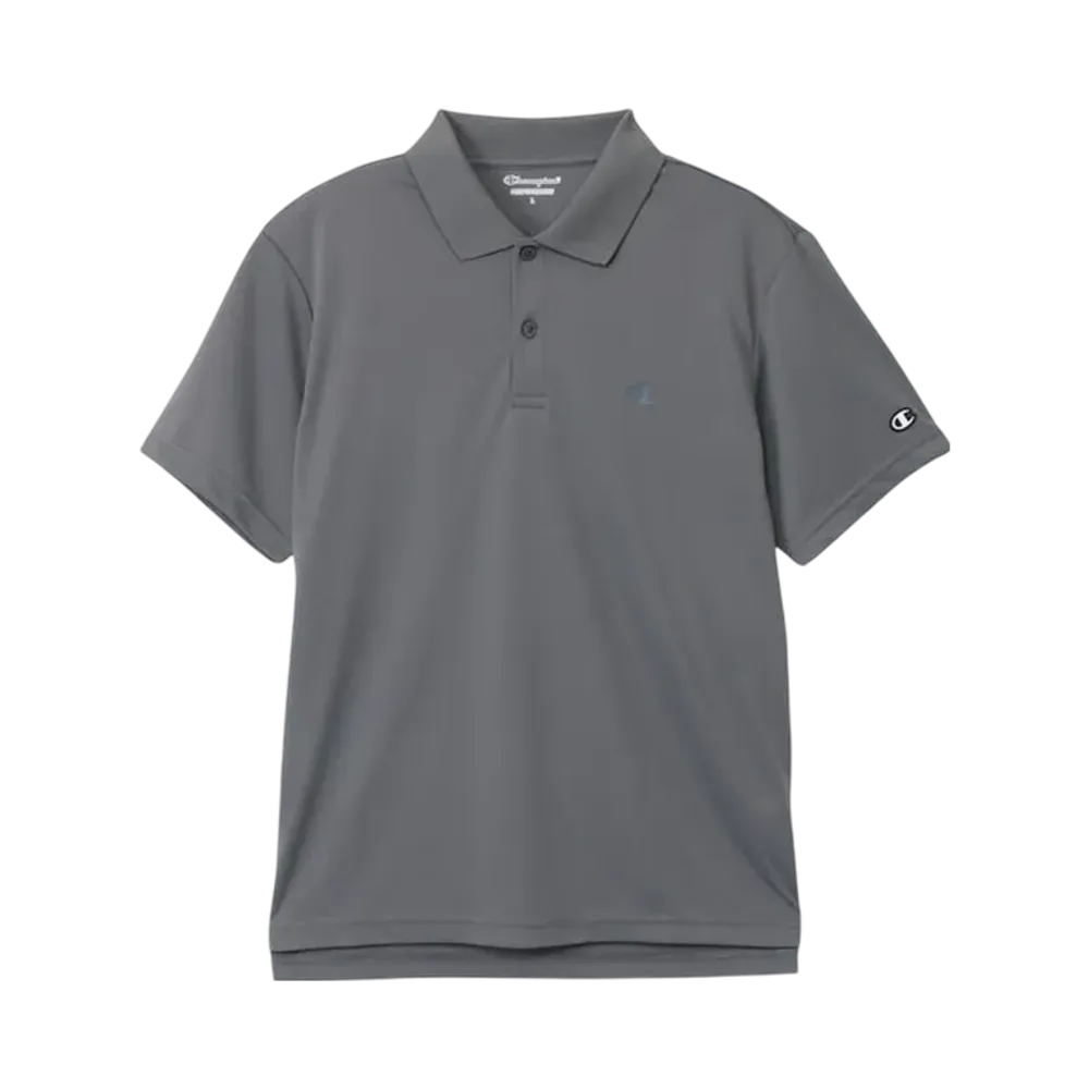 Champion Large Size Polo Shirt 25SS "Silver"
