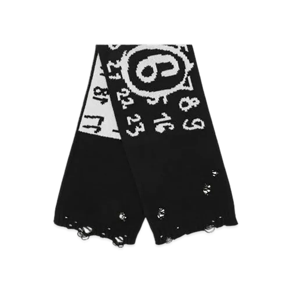 MM6 Maison Margiela Numeric Scarf "Black"