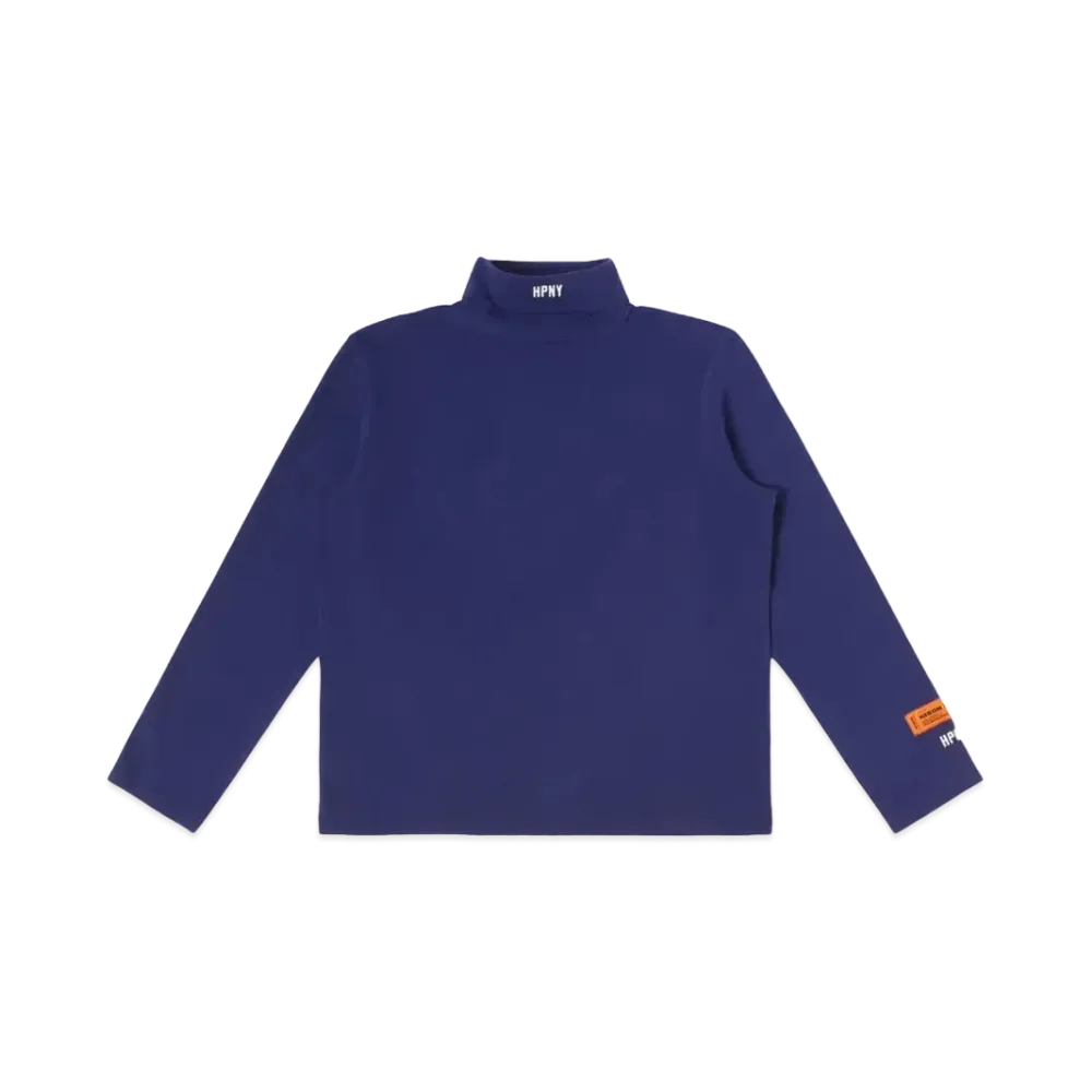 HERON PRESTON Hpny Emb Rollneck "Navy"