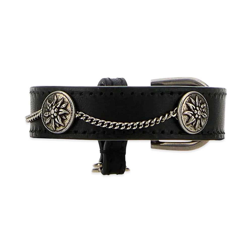 PRADA Women's Leather Bracelet "Black"