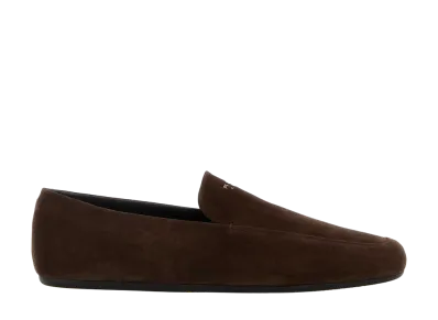 PRADA Suede Loafers "Brown"