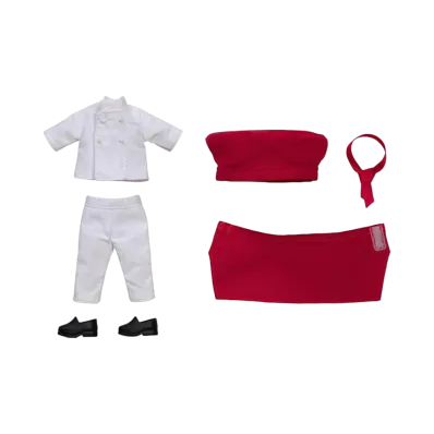 Good Smile Company "Nendoroid Doll" -Nendoroid Doll- Work Outfit Set: Pastry Chef (Red)