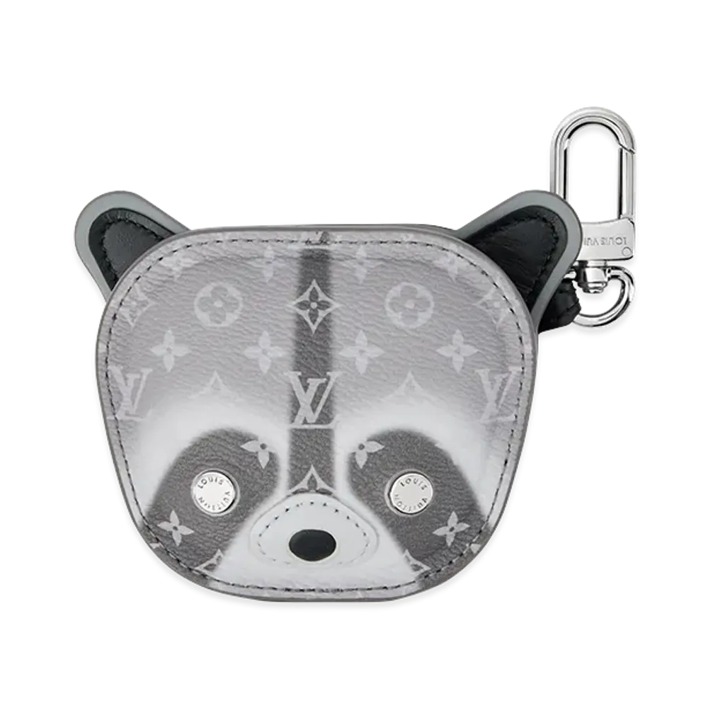 Louis Vuitton Bag Charm LV Raccoon "Gray"