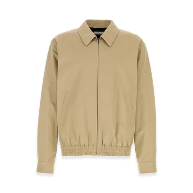 Saint Laurent Beige Gabardine Jacket "Beige/Tan"