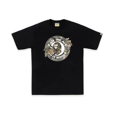 A BATHING APE Busy Works Tee "Black/Brown"