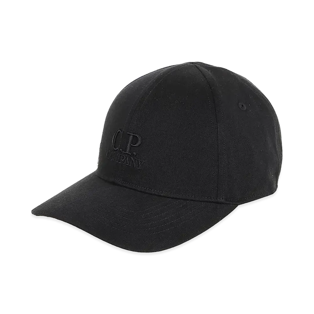 C.P. Company Gabardine Logo Cap "Total"