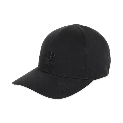 C.P. Company Gabardine Logo Cap "Total"