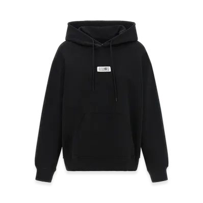 MM6 Maison Margiela Women's Numeric Signature MM6 Hoodie "Black"