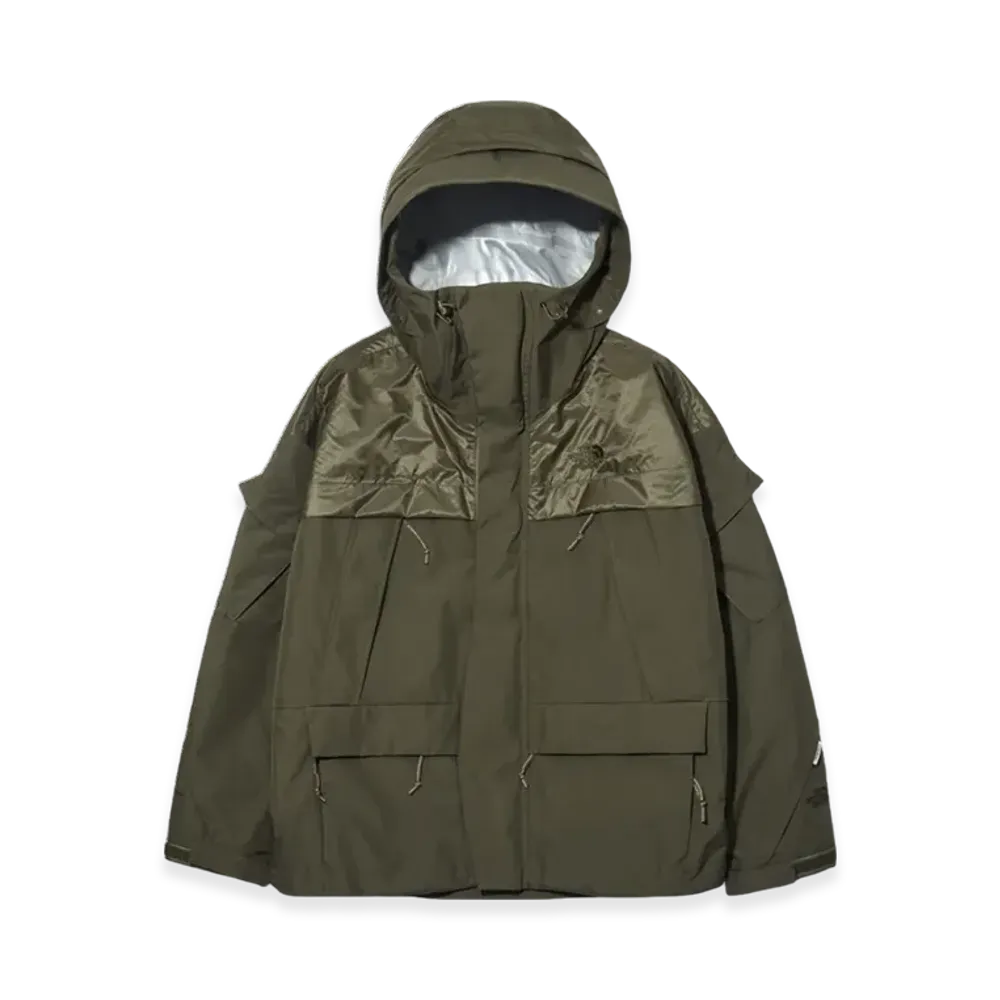 The North Face x Invincible Goretex Hybrid Hardshell Jacket "Taupe Green"