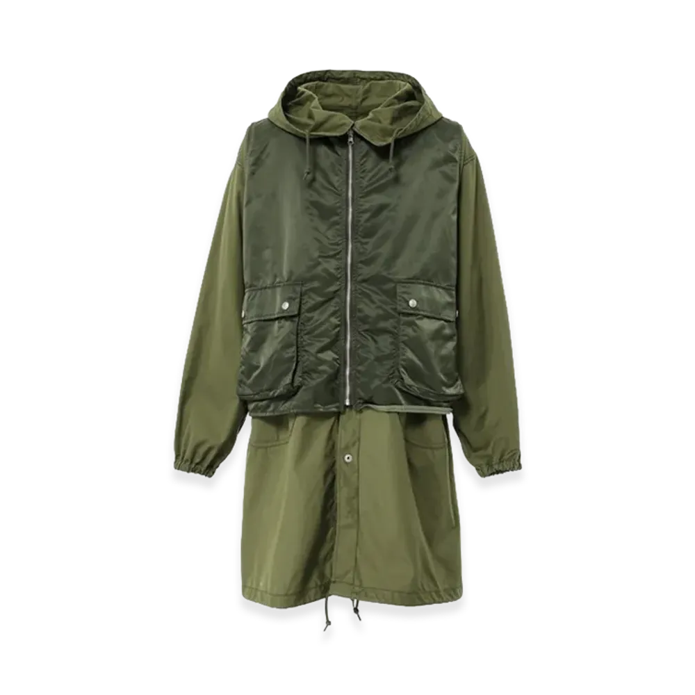 COMME des GARCONS HOMME Reversible Mods Coat "Khaki"