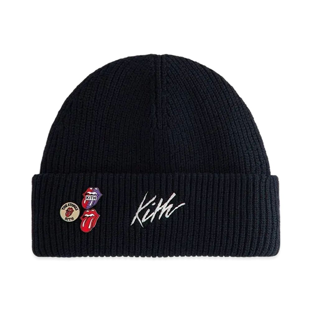 Kith x The Rolling Stones Mia Beanie "Black"