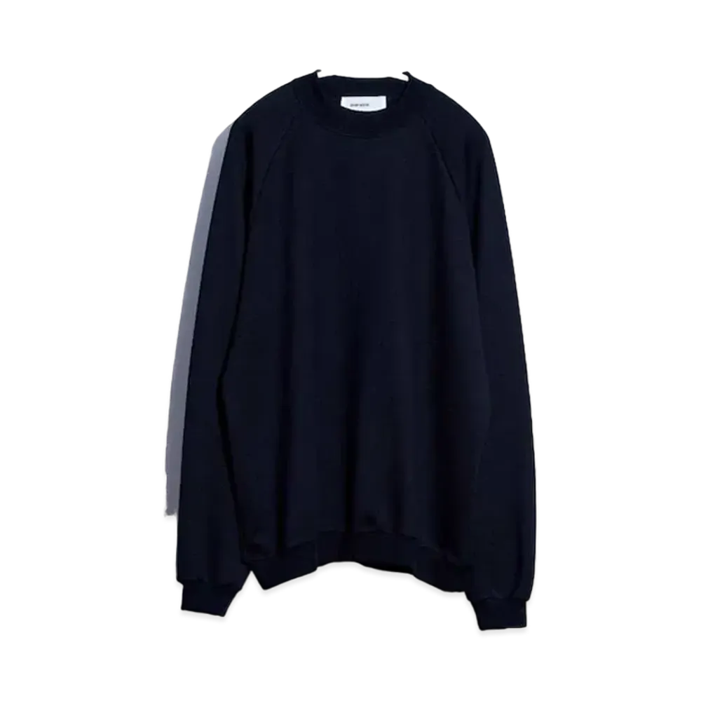 everyone Cotton Crew Neck Sweatshirt "Black"