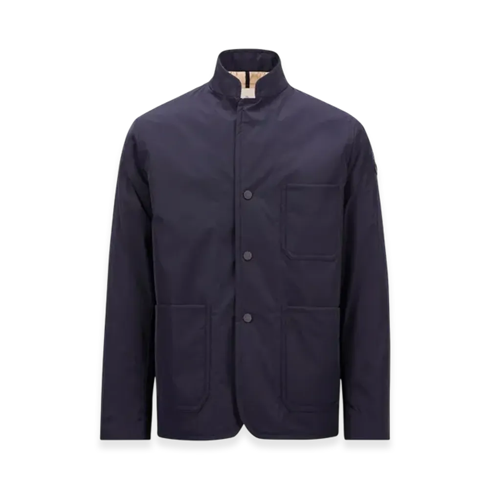 MONCLER Monges Down Shirt Jacket "Navy Blue"