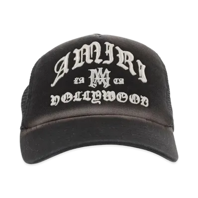 AMIRI Amiri Hollywood Trucker Cap "Black"