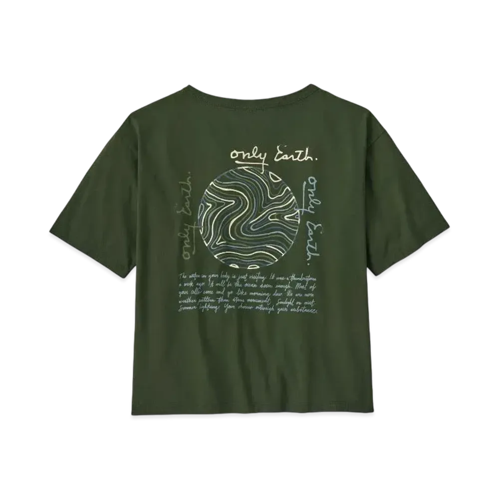 Patagonia Women's Cta Easy Cut Organic Tee "Pine Green"