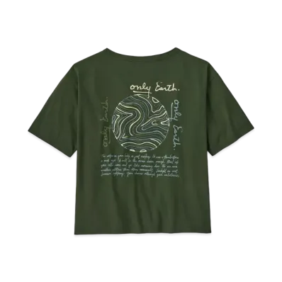 Patagonia Women's Cta Easy Cut Organic Tee "Pine Green"
