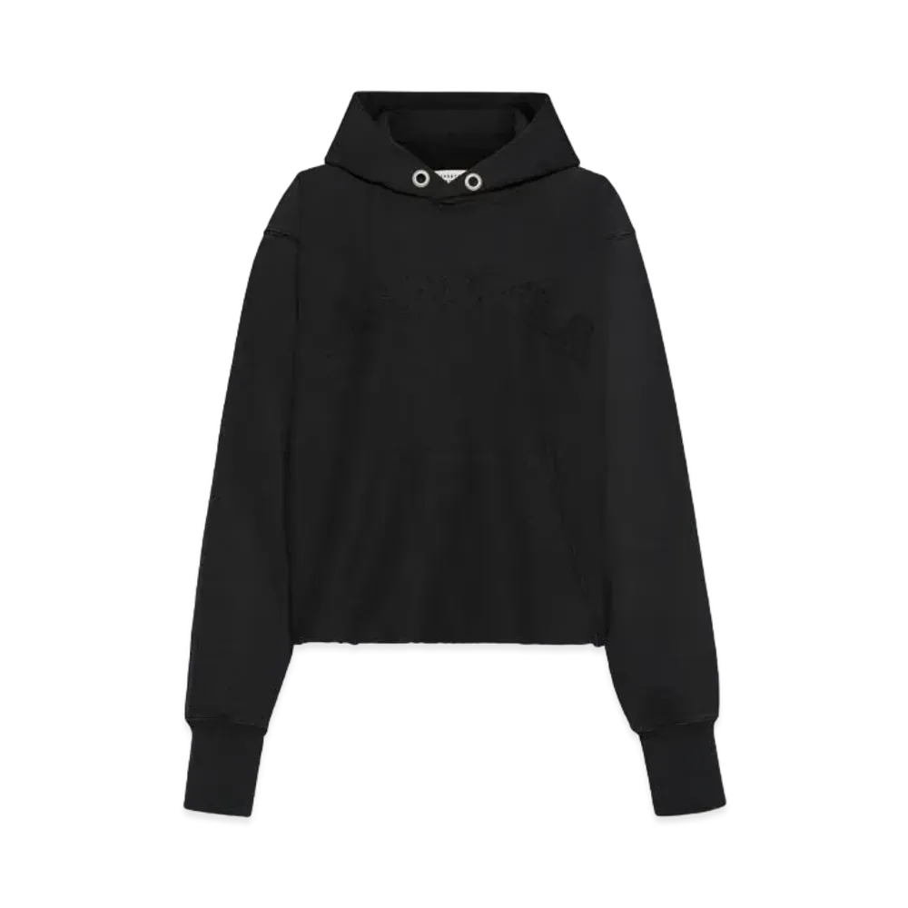 Maison Margiela Women's Firm Fleece Hoodie "Black"