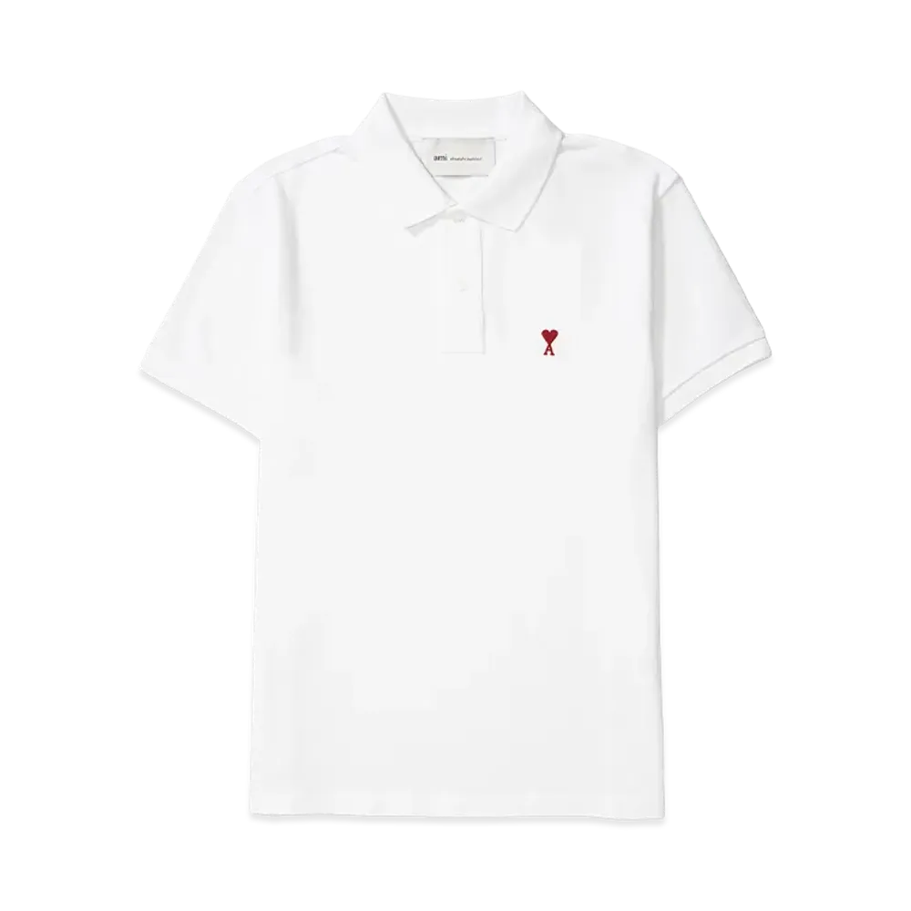 AMI PARIS Women's Polo Shirt "White"