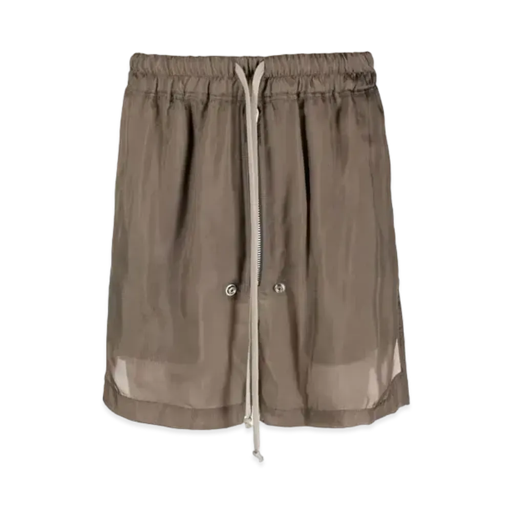 RICK OWENS Drawstring Deck Shorts "Brown"