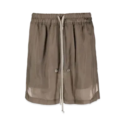RICK OWENS Drawstring Deck Shorts "Brown"