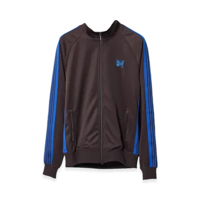 NEEDLES x Freaks Store Custom Track Jacket Poly Smooth "Brown"