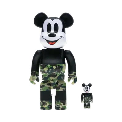 Bearbrick BAPE Mickey Mouse 100% & 400%