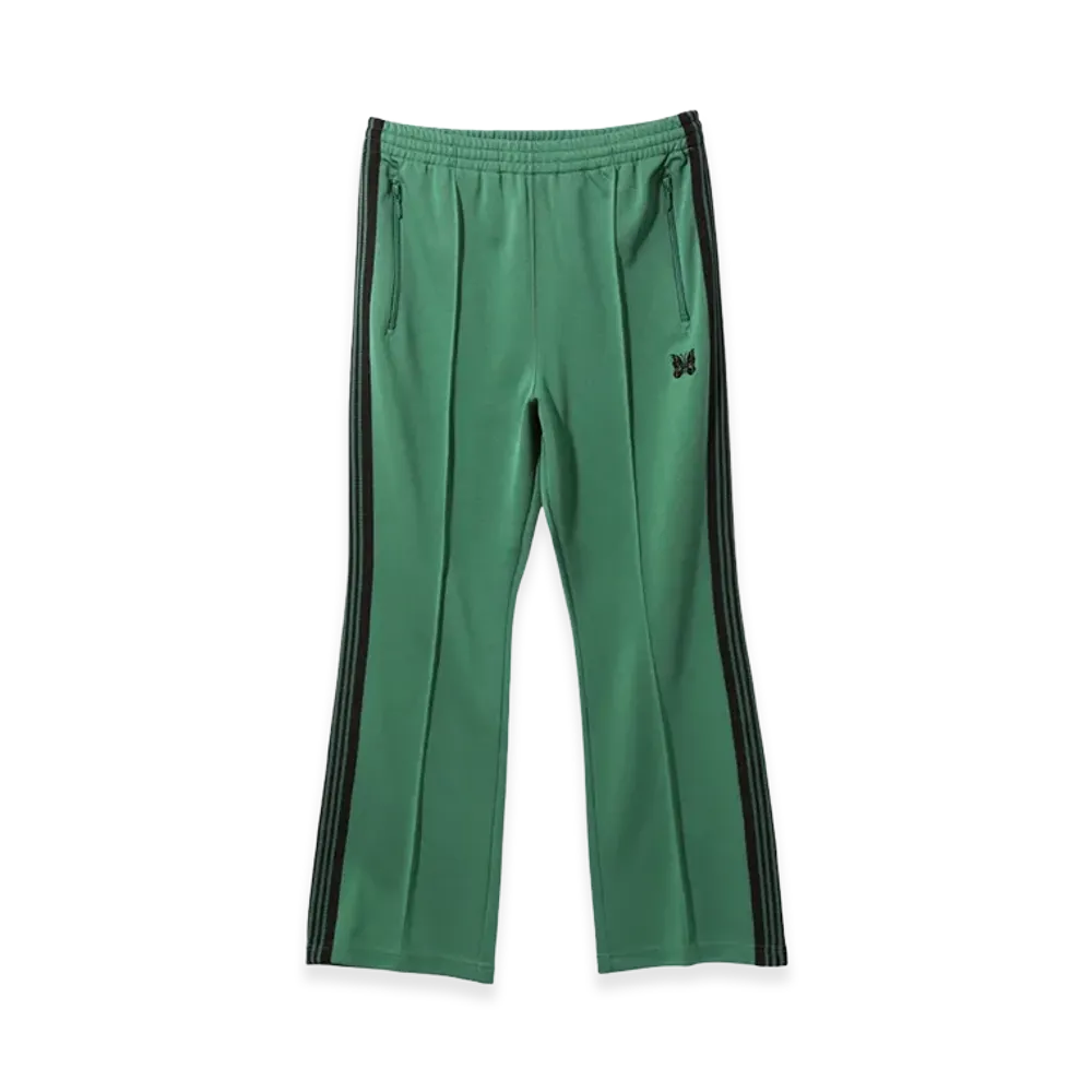 NEEDLES Boot-Cut Track Pants Poly Smooth "Emerald"