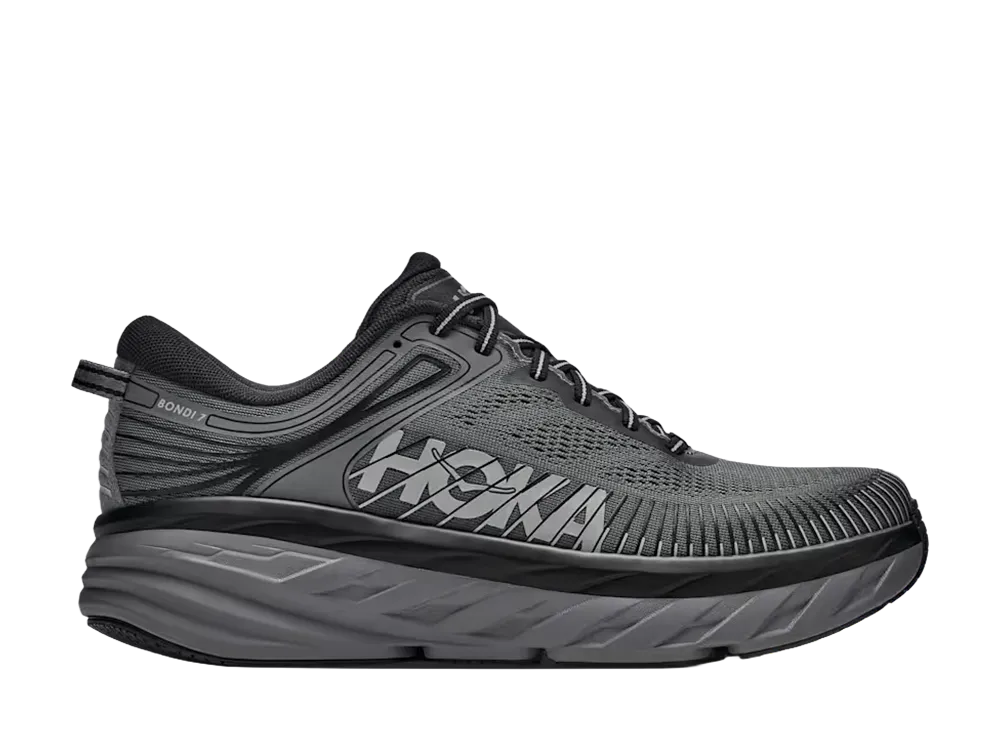 Hoka Bondi 7  "Outer Orbit/Satellite Gray"