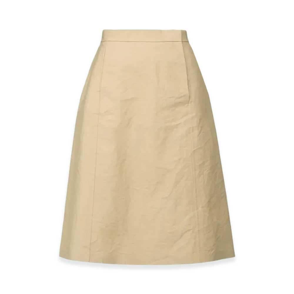 Maison Margiela Women's Utility Cotton Skirt "Banana"