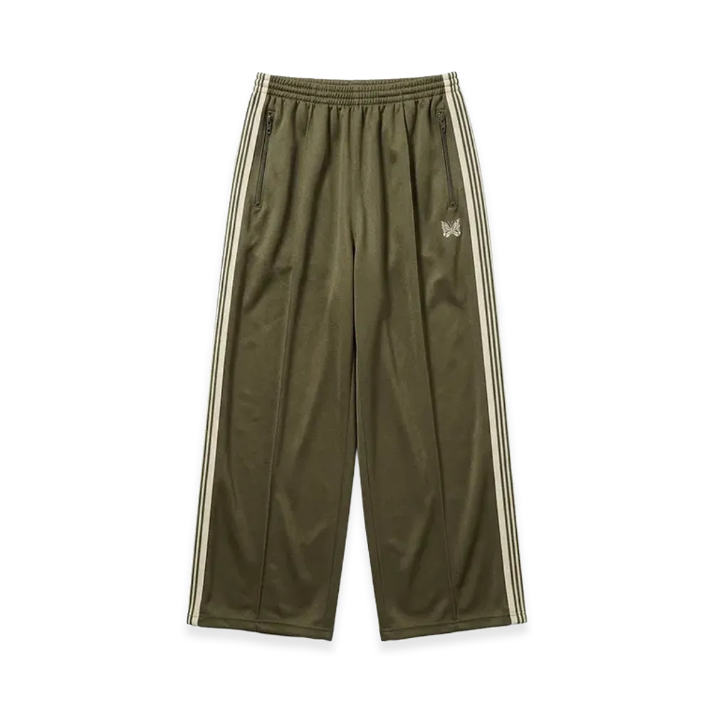 NEEDLES x STUDIOUS H.D. Track Pant - Poly Smooth "Olive"