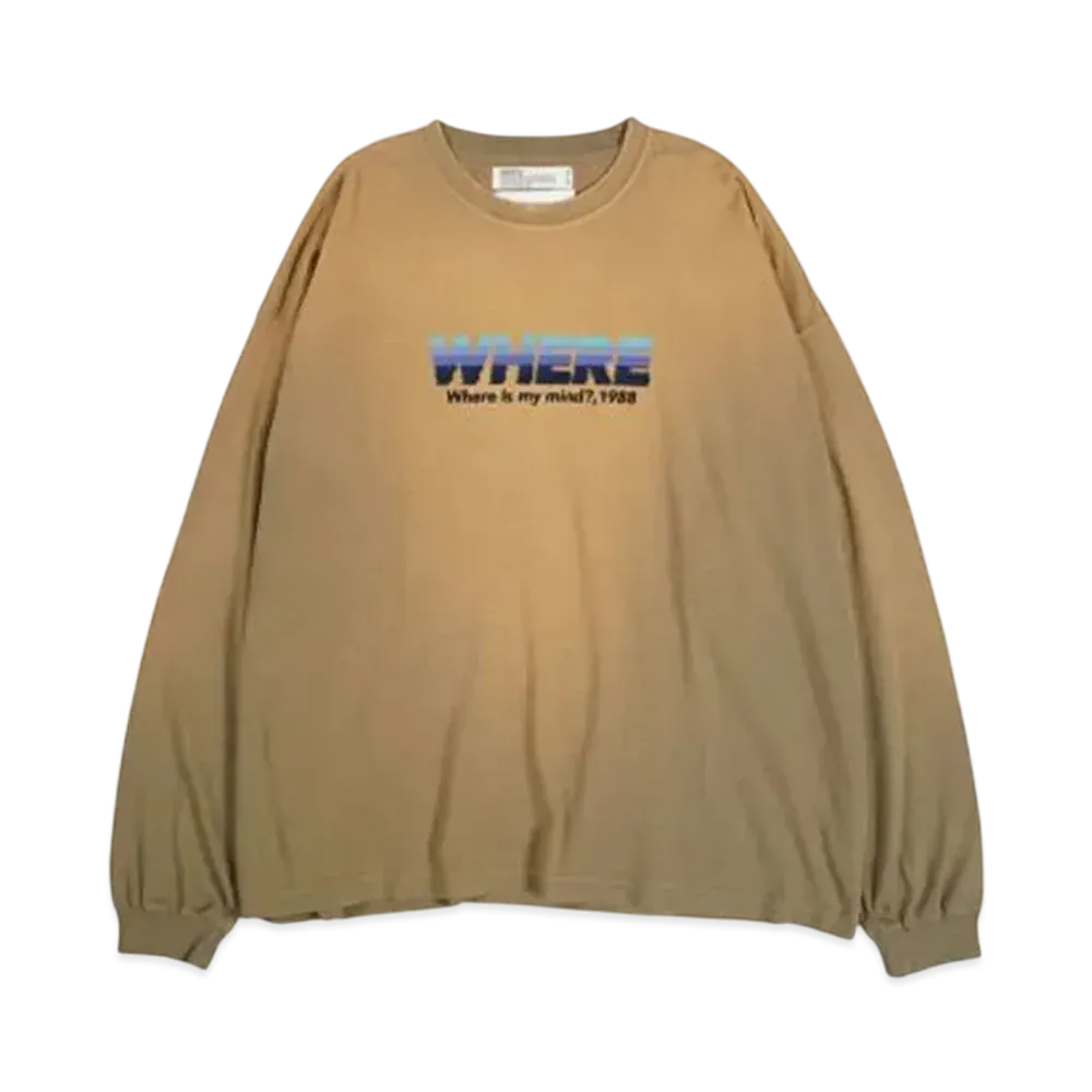 DAIRIKU Where Vintage Theme Tee "Vintage Khaki"